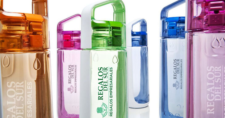 Botellas de agua personalizadas ➤ durabilidad IMBORRABLE