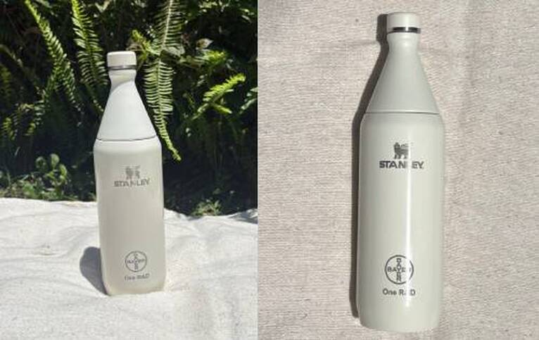 Botella térmica Stanley con logo grabado