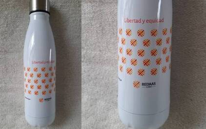 Botella térmica con logo estampado