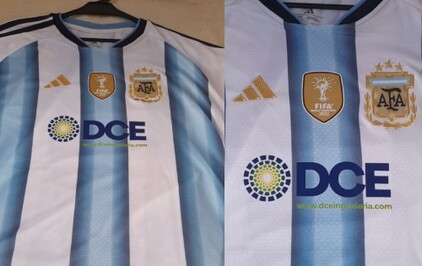 Camiseta Selección Argentina con logo estampado