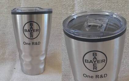 Vaso térmico con logo estampado