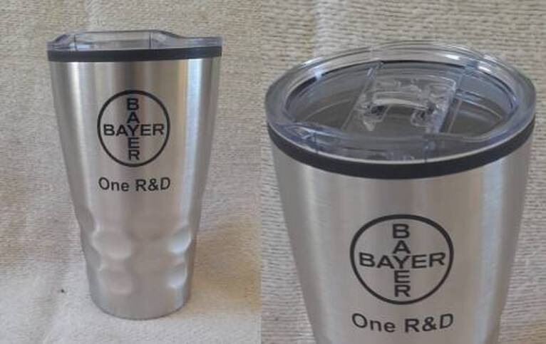 Vaso térmico con logo estampado