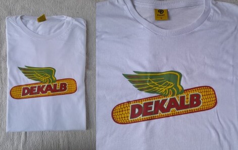 Remera de algodón con logo estampado