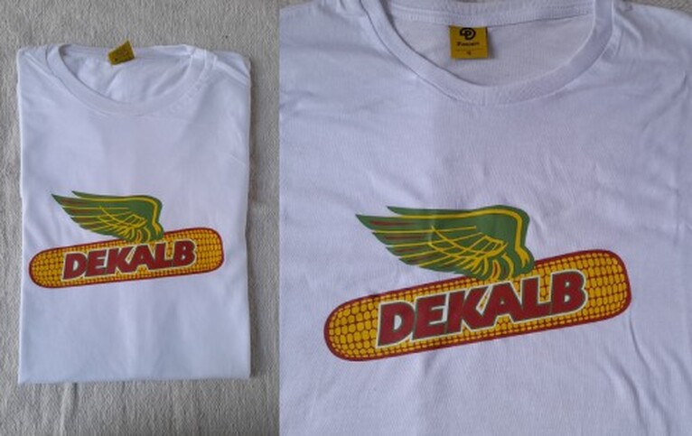 Remera de algodón con logo estampado