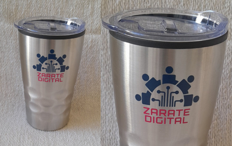 Vaso térmico con logo estampado